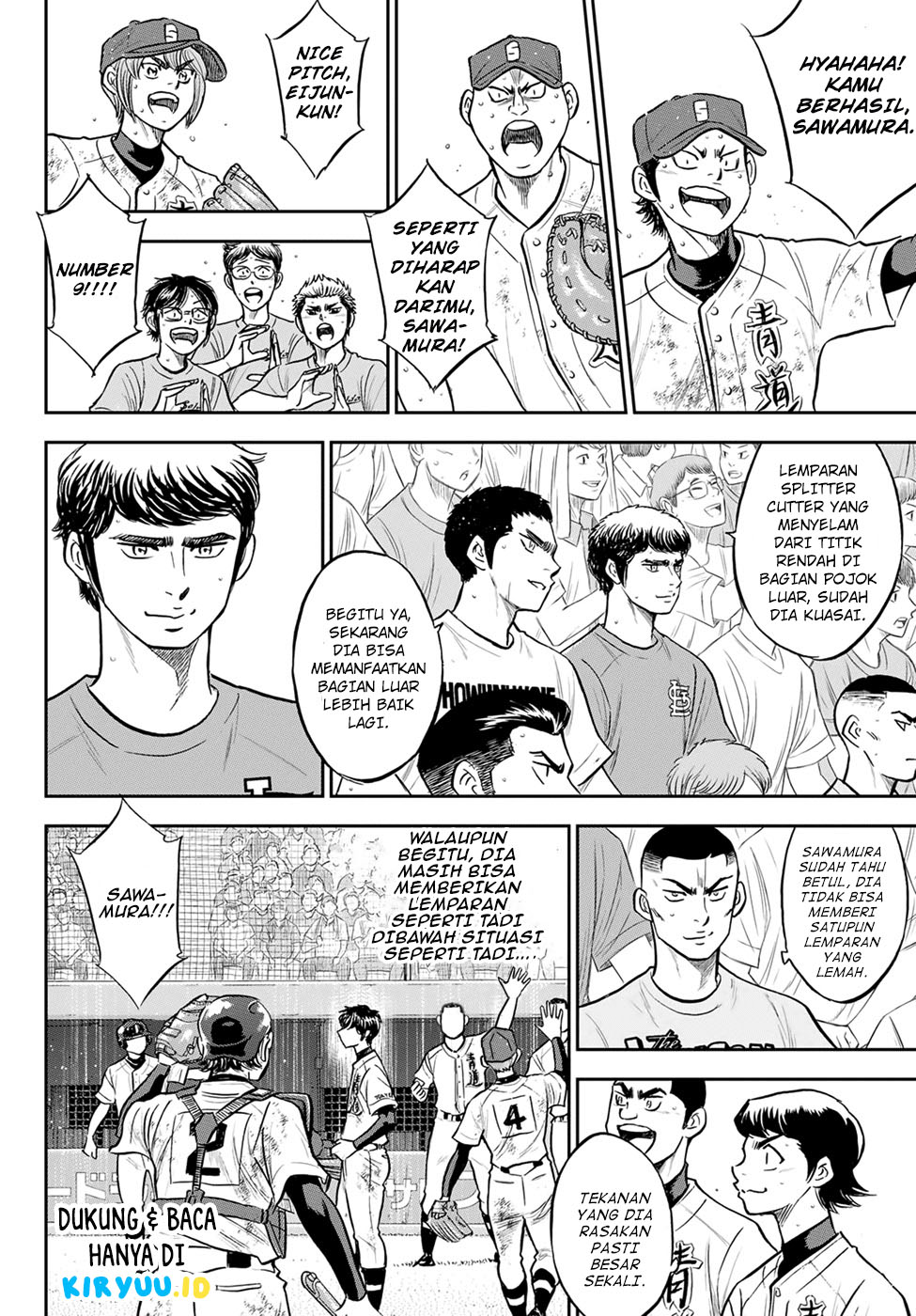 Diamond no Ace Act 2 Bab 296 halaman 5