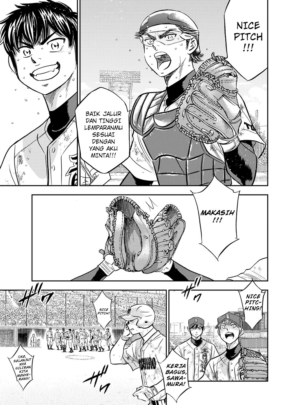 Diamond no Ace Act 2 Bab 296 halaman 6