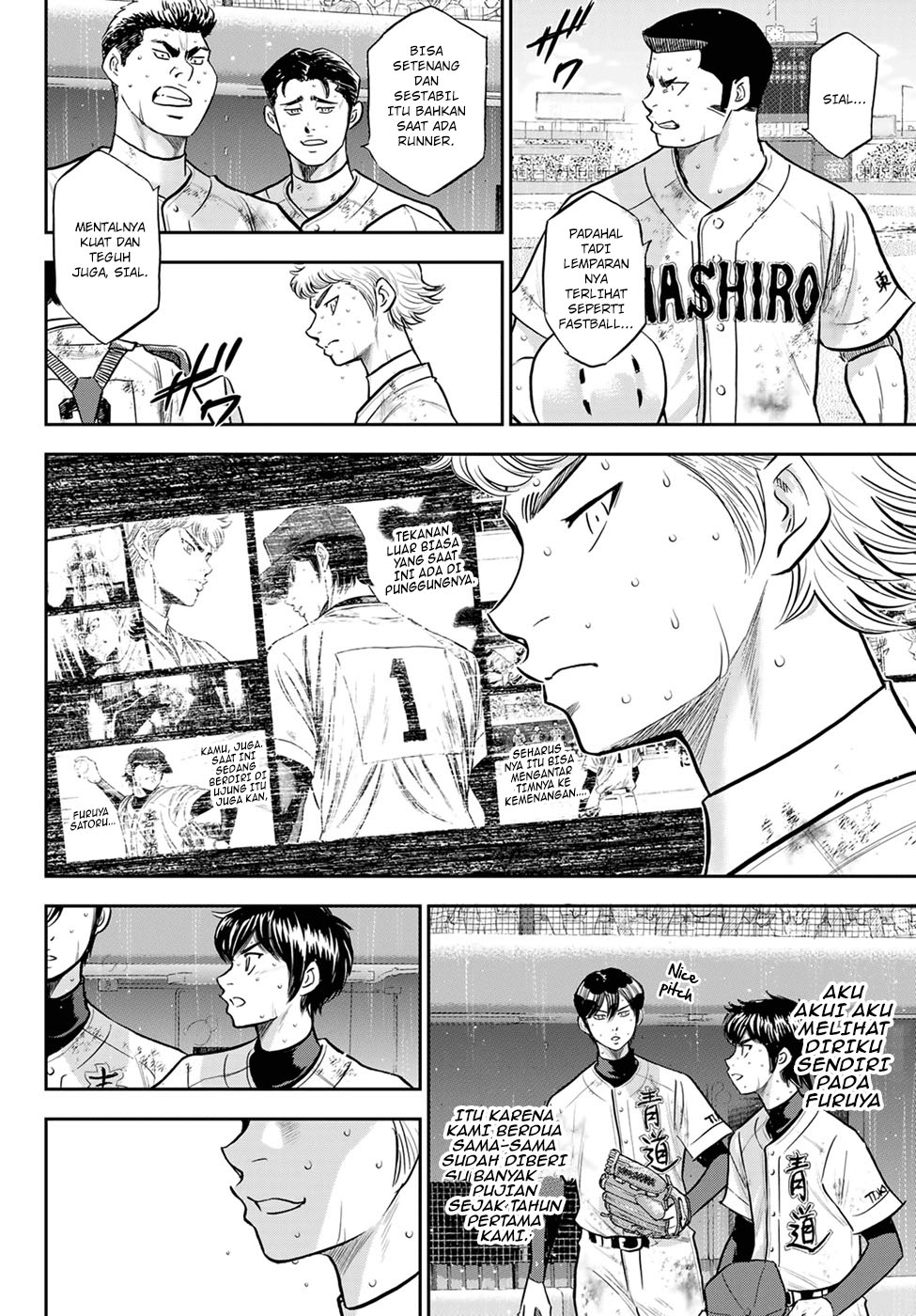 Diamond no Ace Act 2 Bab 296 halaman 7