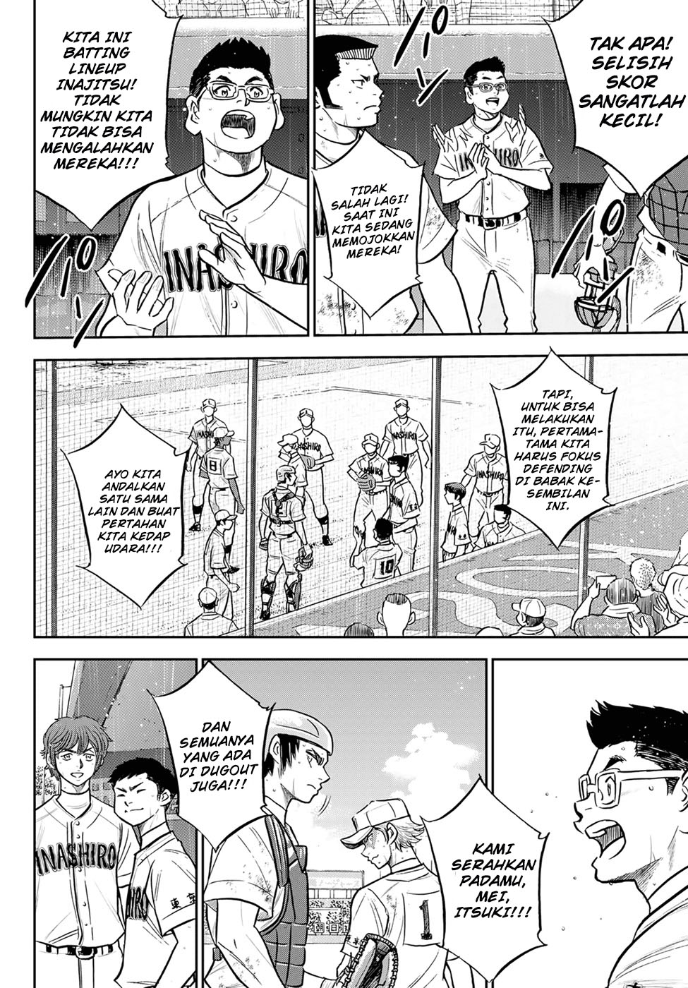 Diamond no Ace Act 2 Bab 296 halaman 9