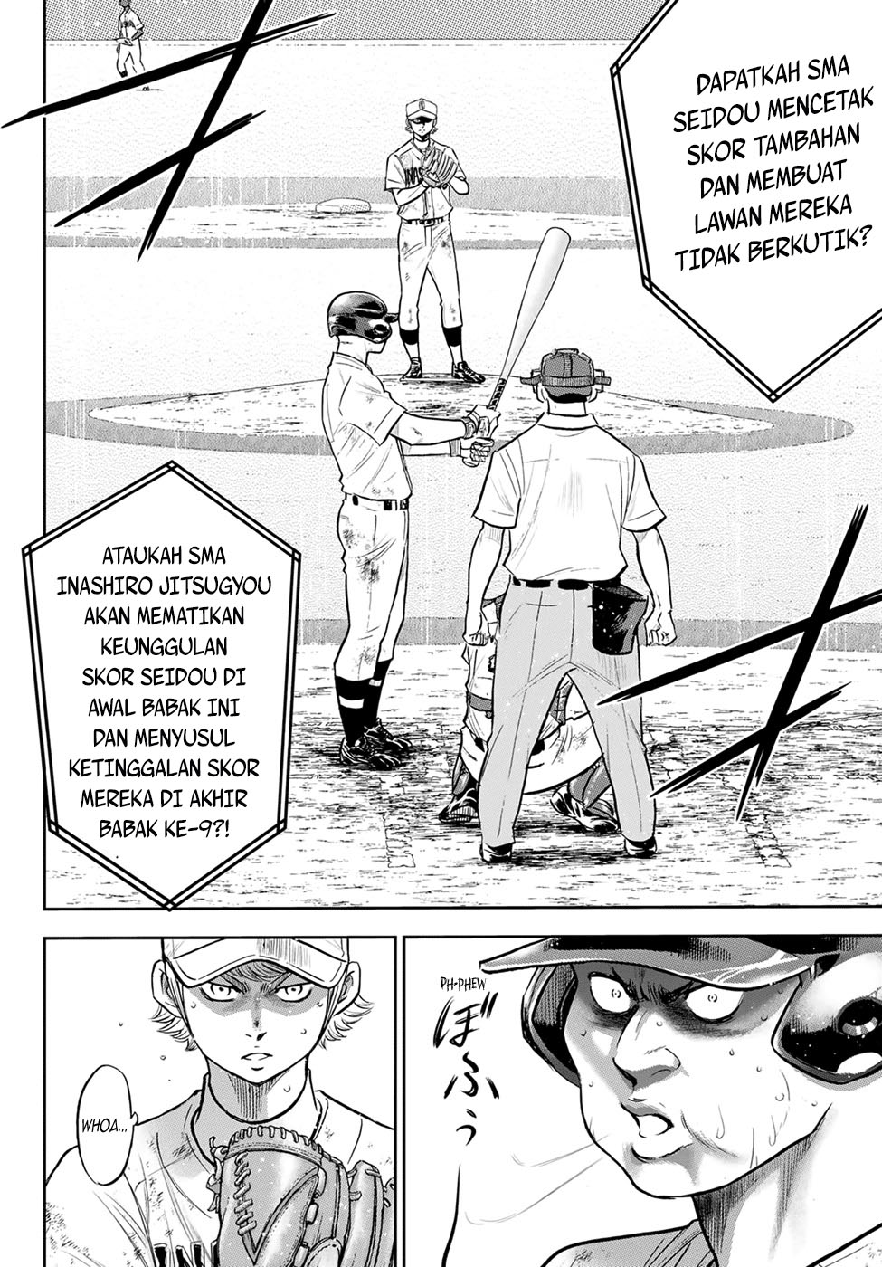 Diamond no Ace Act 2 Bab 296 halaman 16