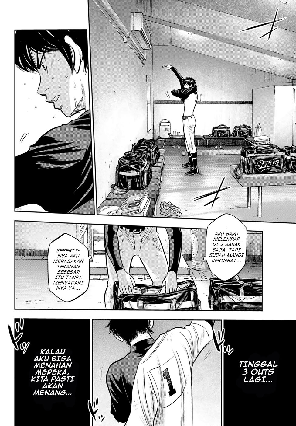 Diamond no Ace Act 2 Bab 296 halaman 18