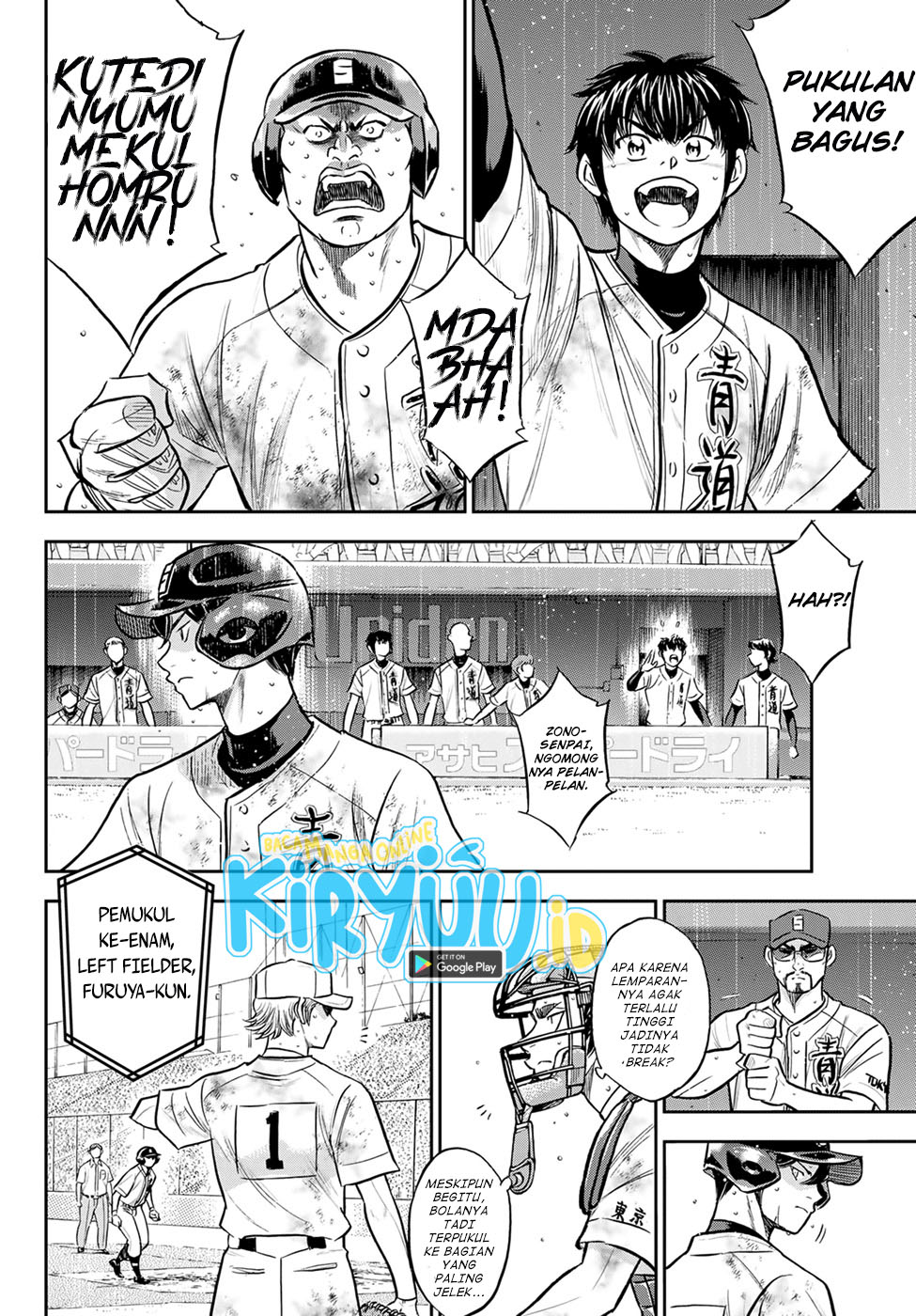 Diamond no Ace Act 2 chapter 297 halaman 10
