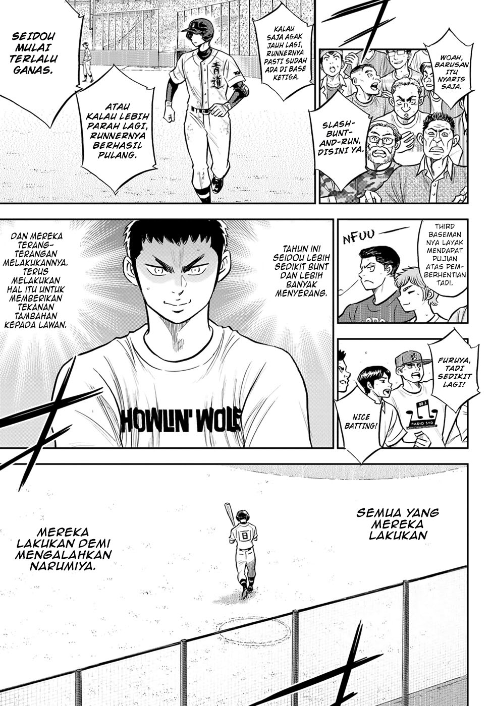 Diamond no Ace Act 2 chapter 297 halaman 17