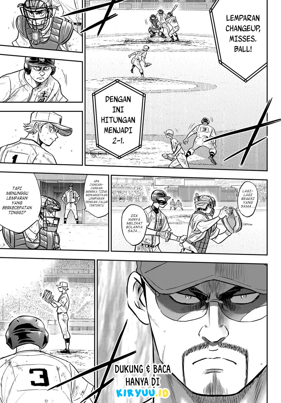 Diamond no Ace Act 2 chapter 298 halaman 5
