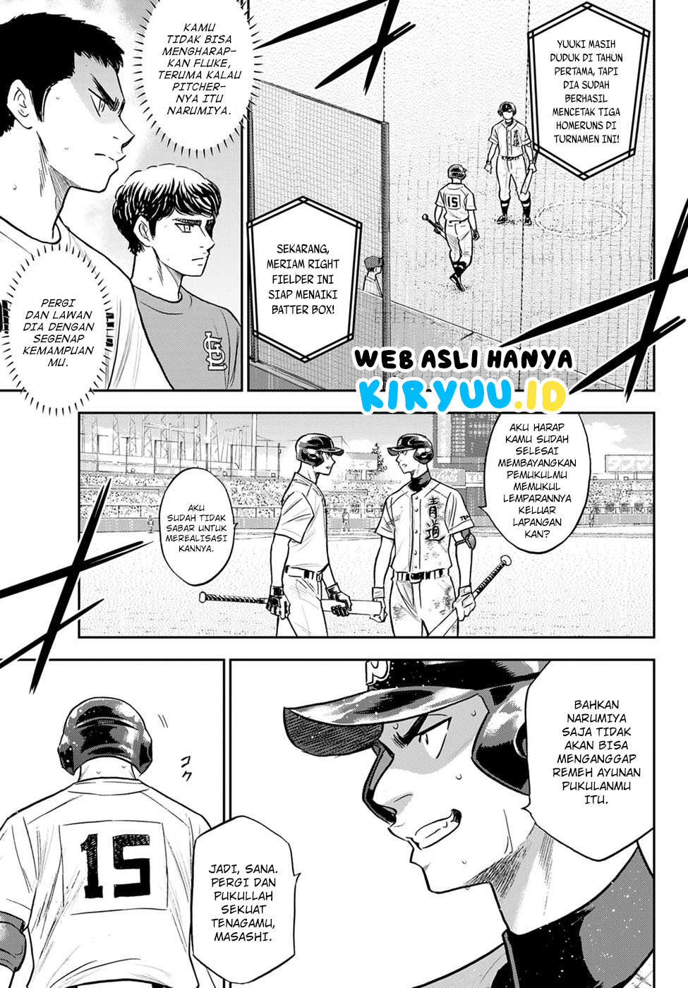 Diamond no Ace Act 2 chapter 298 halaman 15