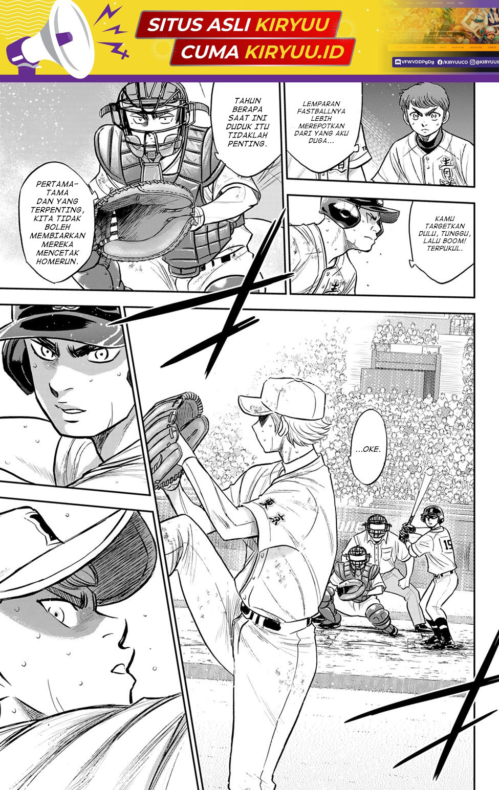 Diamond no Ace Act 2 chapter 298 halaman 19