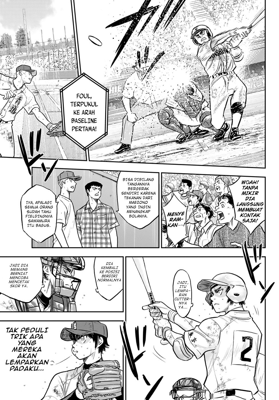 Diamond no Ace Act 2 Bab 301 halaman 18