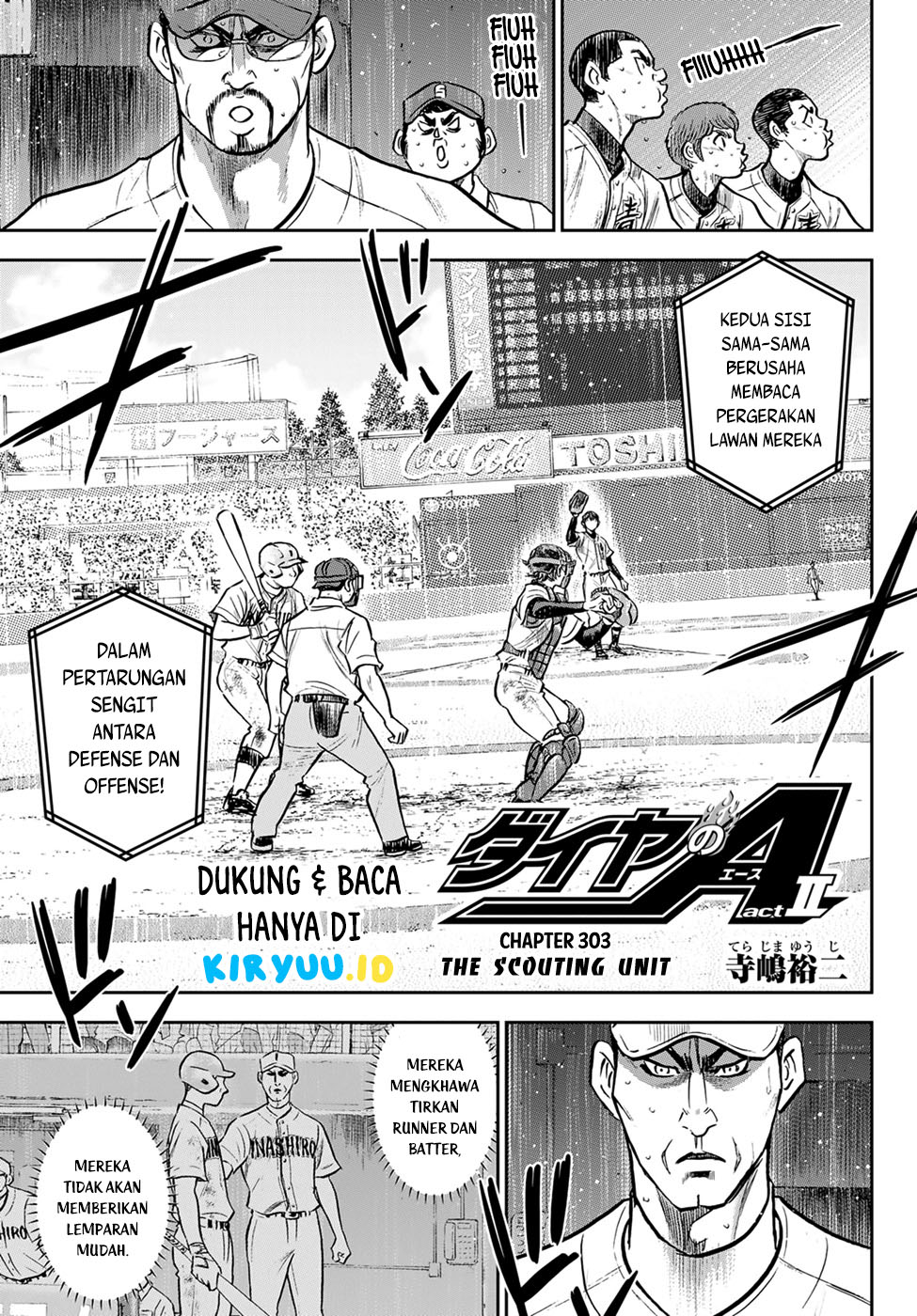 Diamond no Ace Act 2 Bab 303 halaman 4