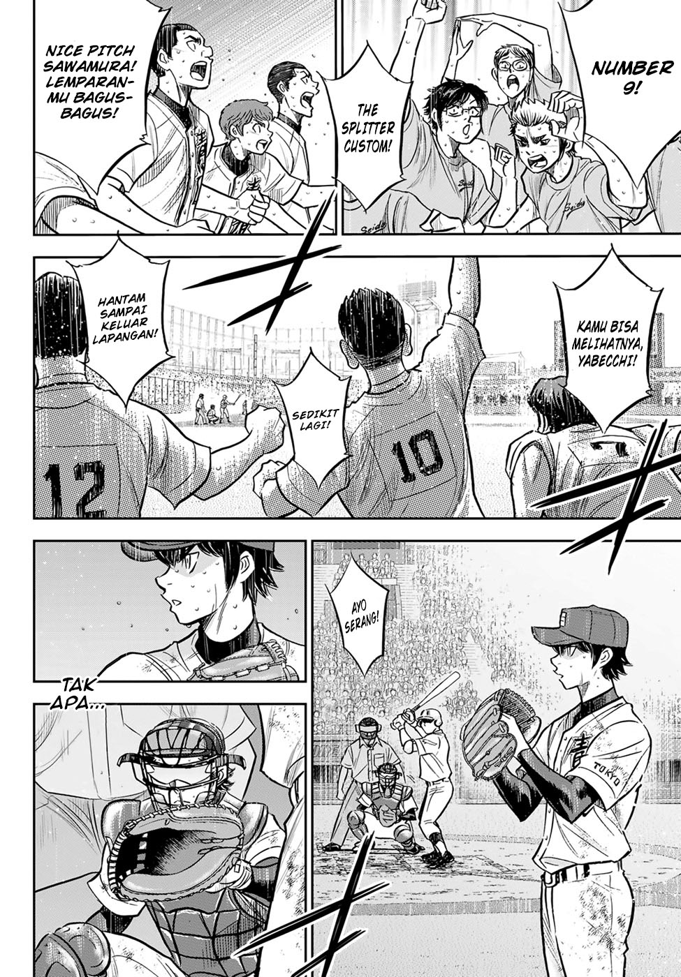 Diamond no Ace Act 2 Bab 303 halaman 7
