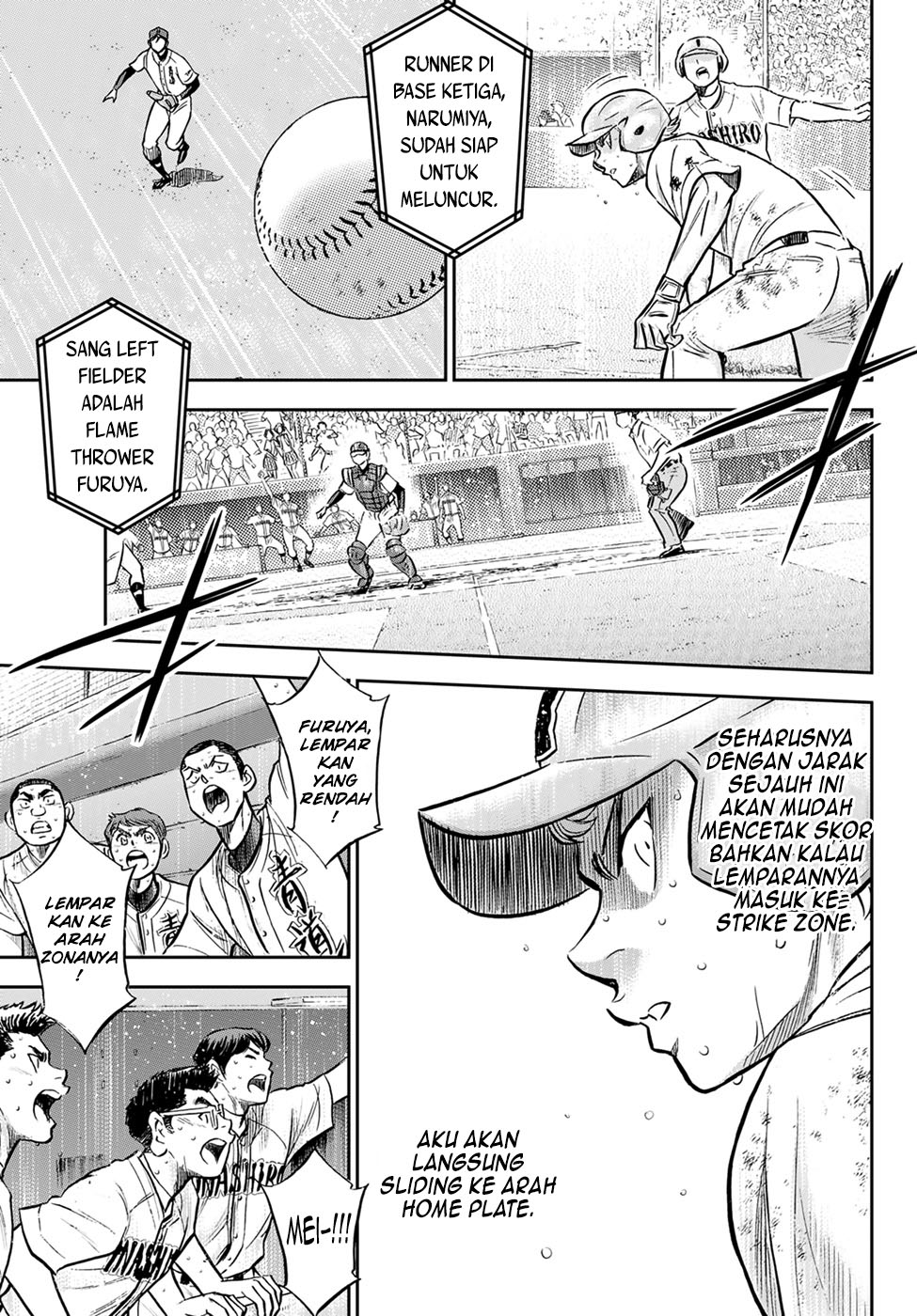 Diamond no Ace Act 2 Bab 303 halaman 18