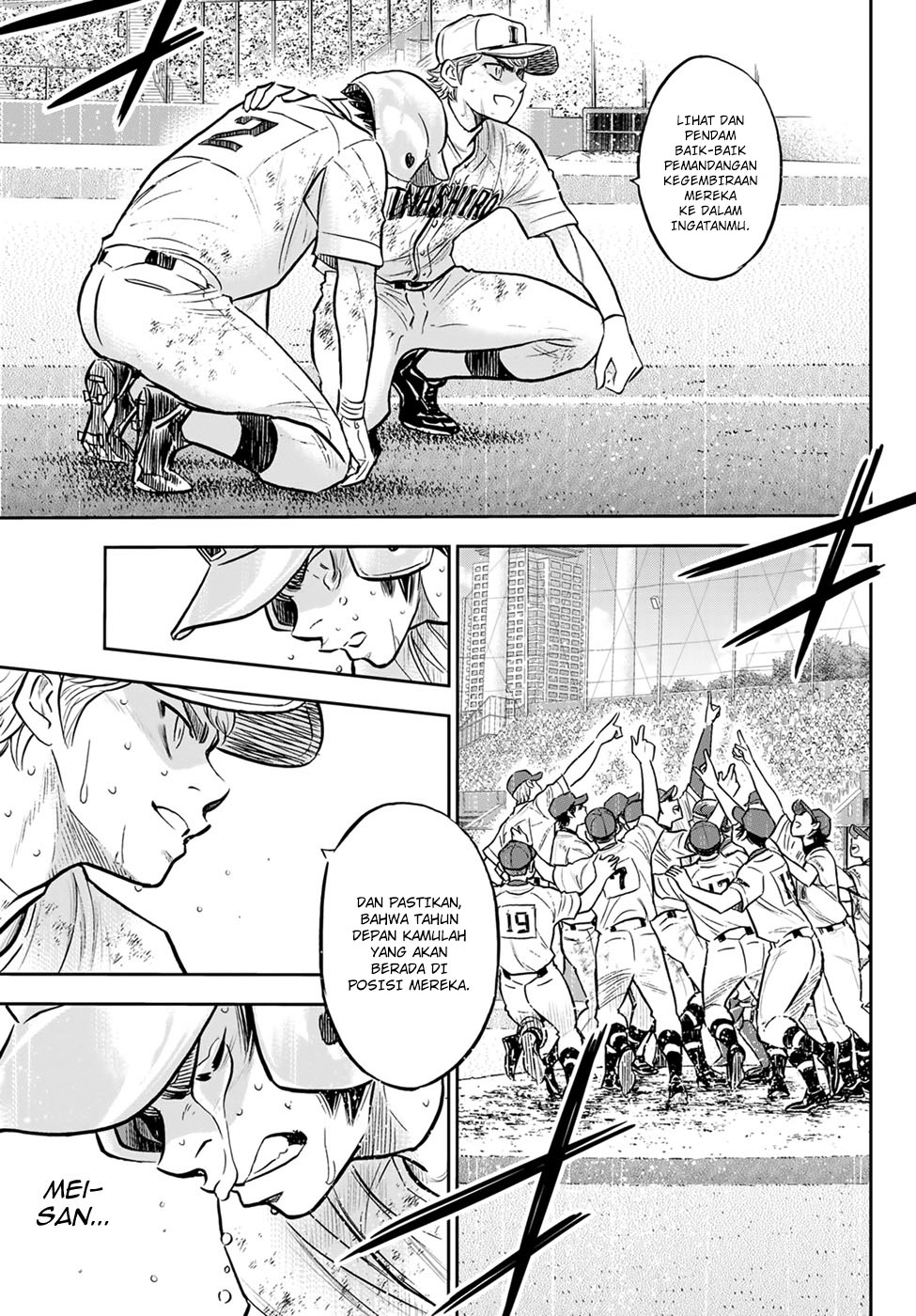 Diamond no Ace Act 2 Bab 305 halaman 9