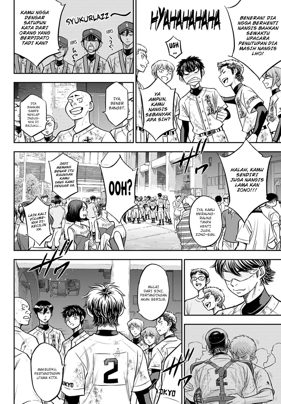 Diamond no Ace Act 2 chapter 306 halaman 6