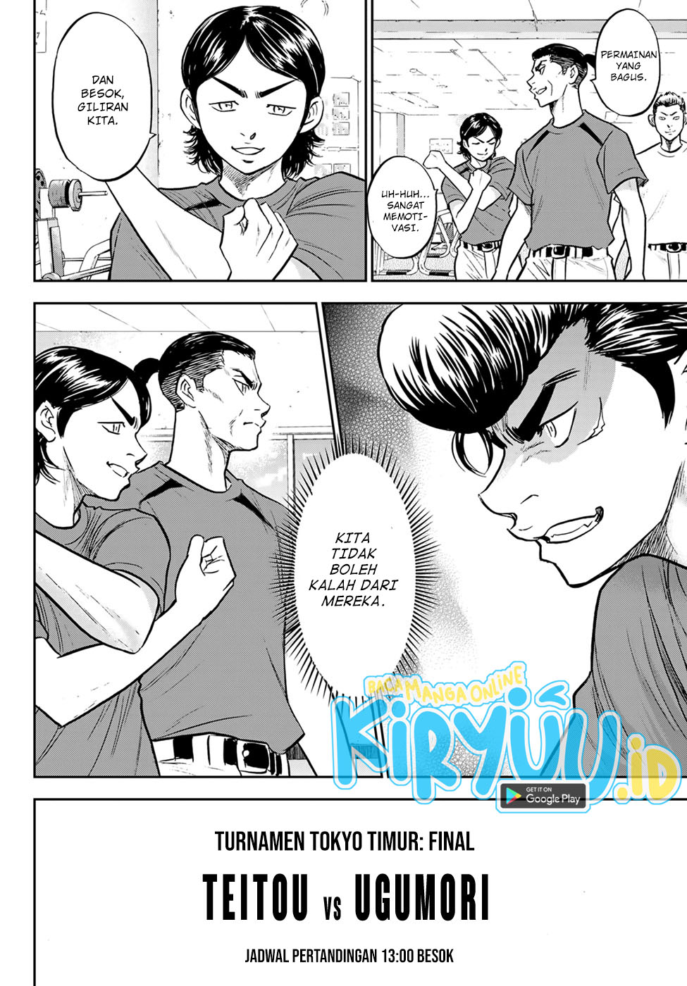 Diamond no Ace Act 2 chapter 306 halaman 10