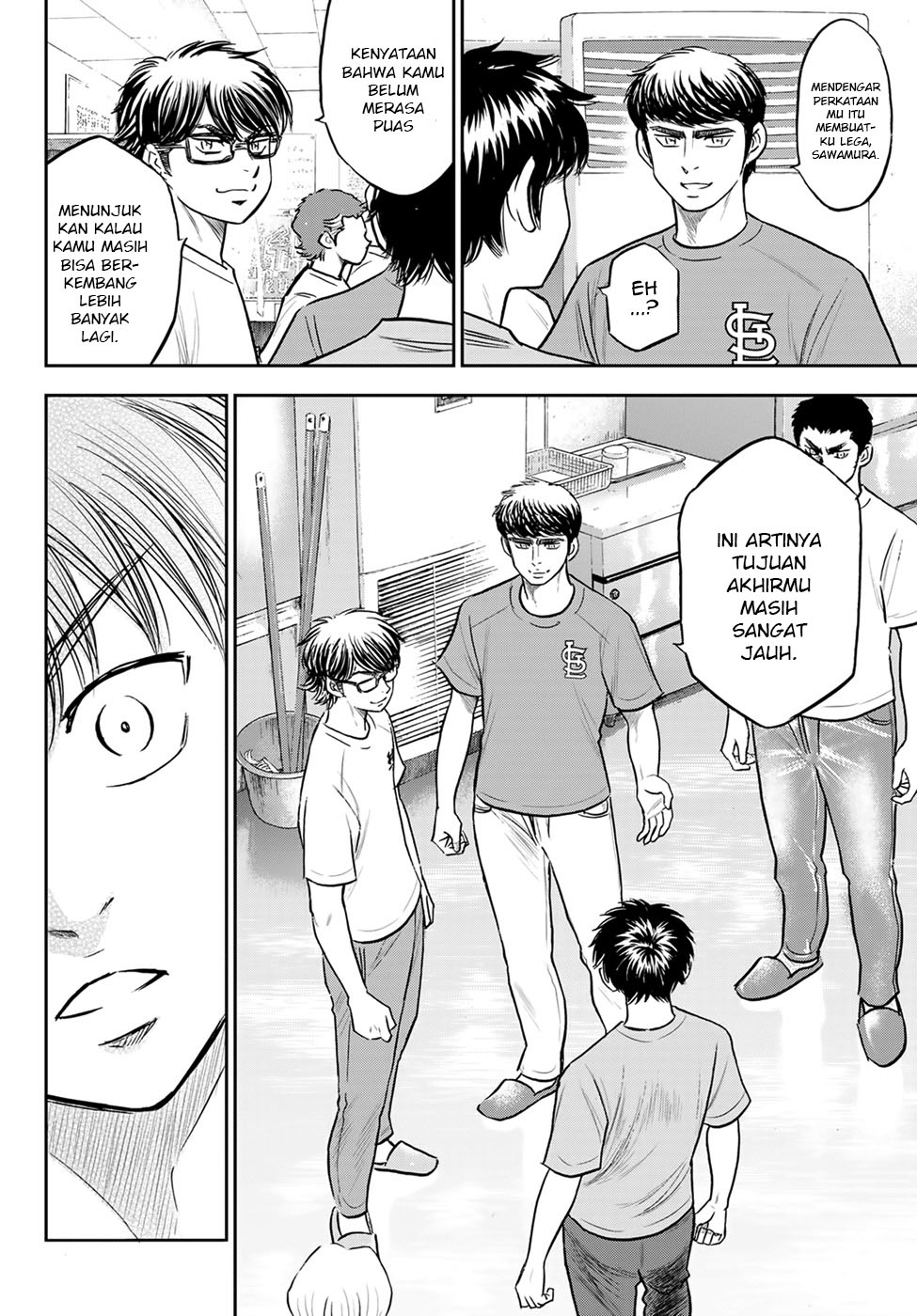 Diamond no Ace Act 2 Bab 307 halaman 8