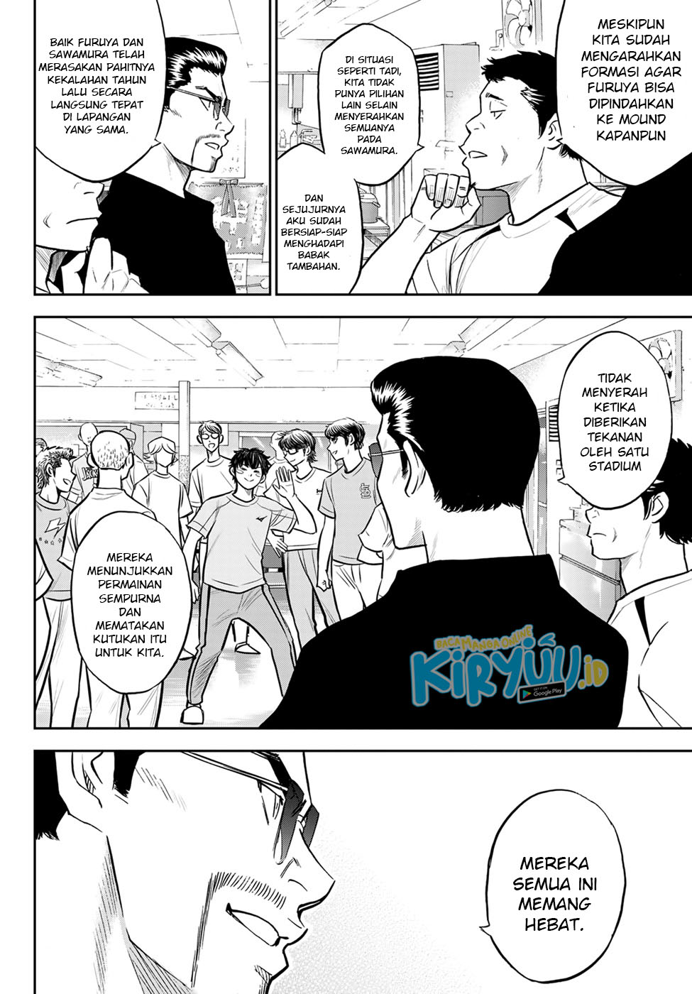 Diamond no Ace Act 2 Bab 307 halaman 10