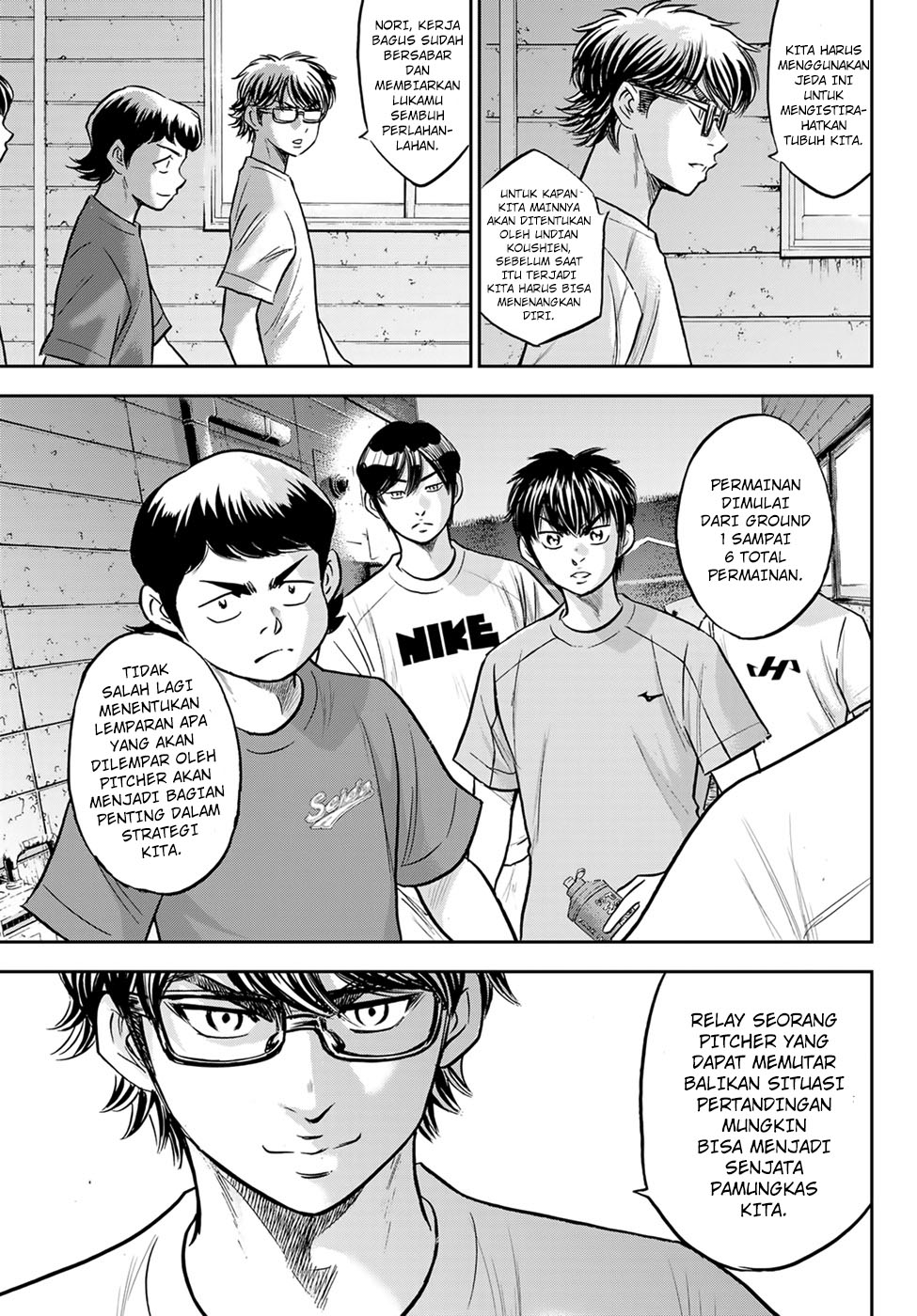 Diamond no Ace Act 2 Bab 307 halaman 19