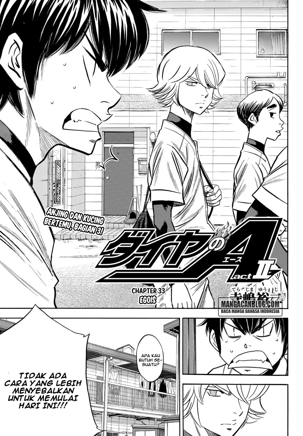 Diamond no Ace Act 2 chapter 33 halaman 3
