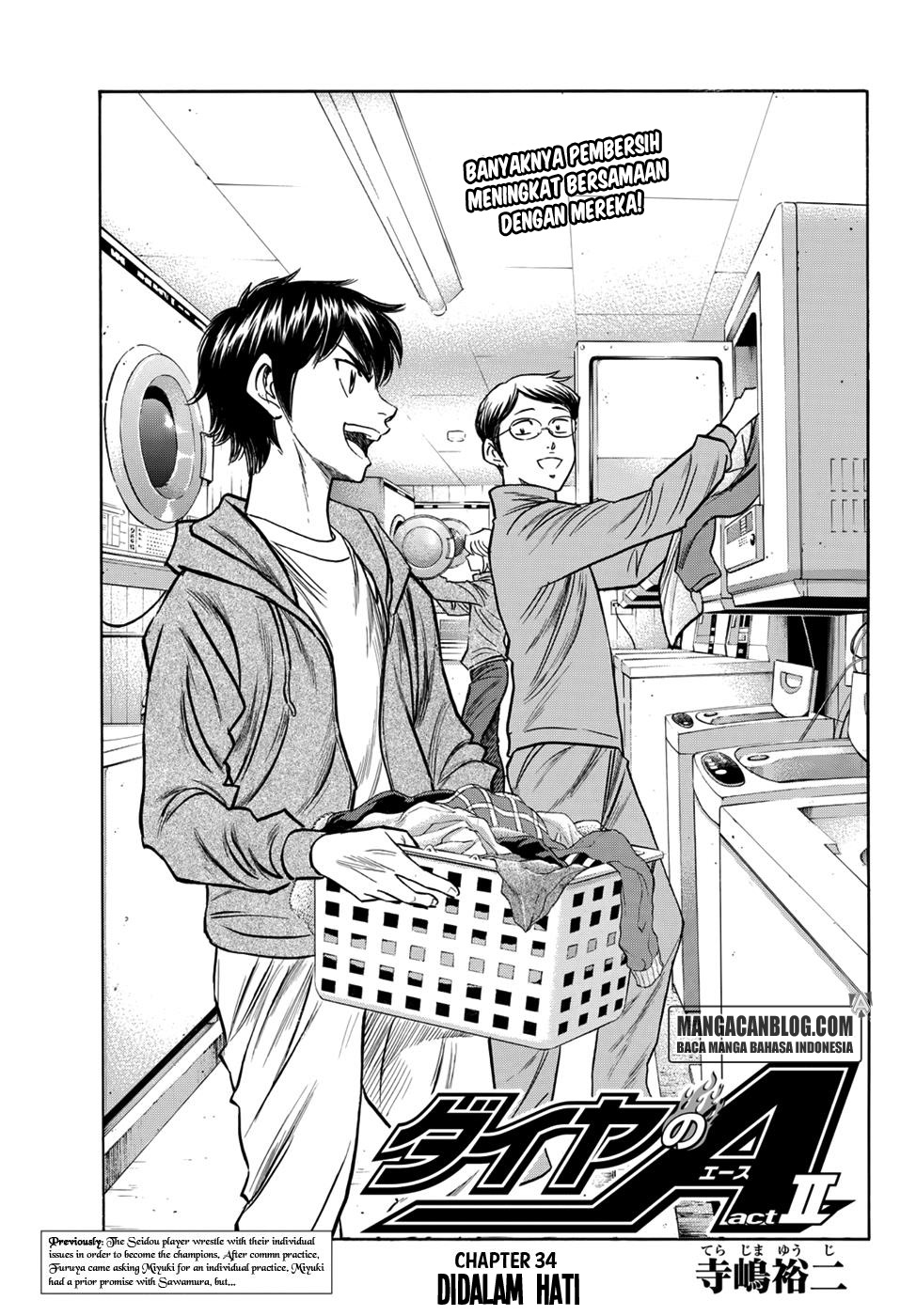 Diamond no Ace Act 2 Bab 34 halaman 1