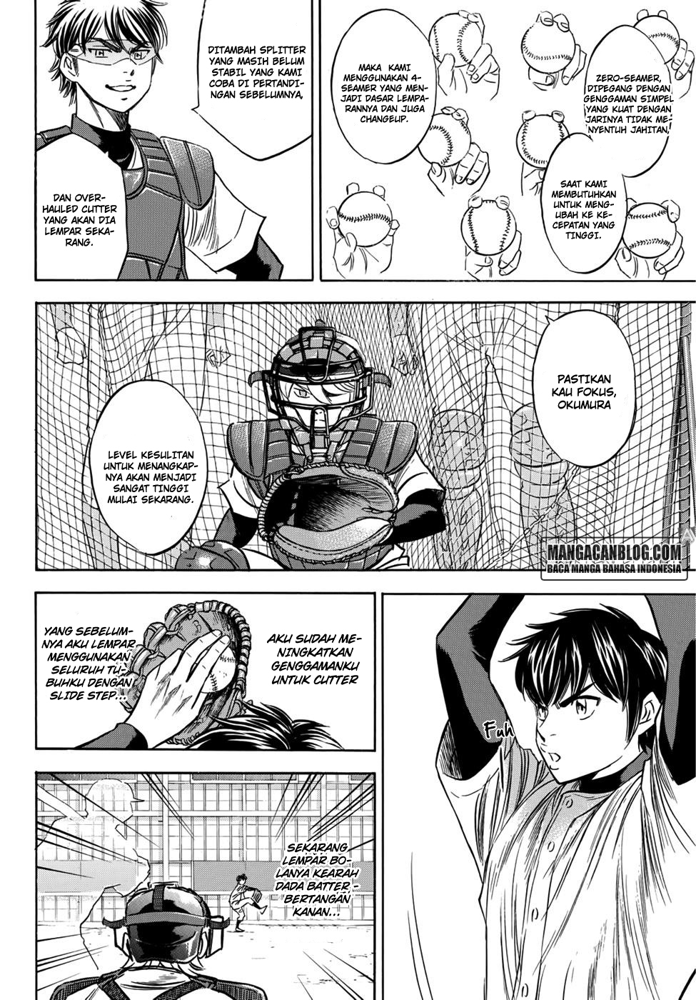 Diamond no Ace Act 2 chapter 36 halaman 8