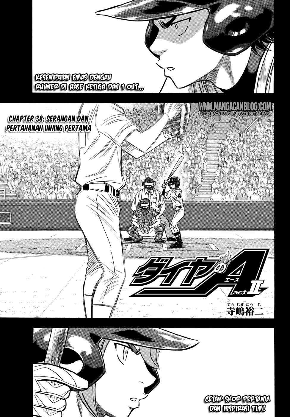 Diamond no Ace Act 2 chapter 38 halaman 1