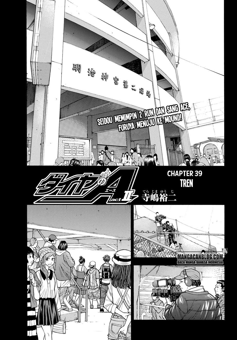 Diamond no Ace Act 2 Bab 39 halaman 1
