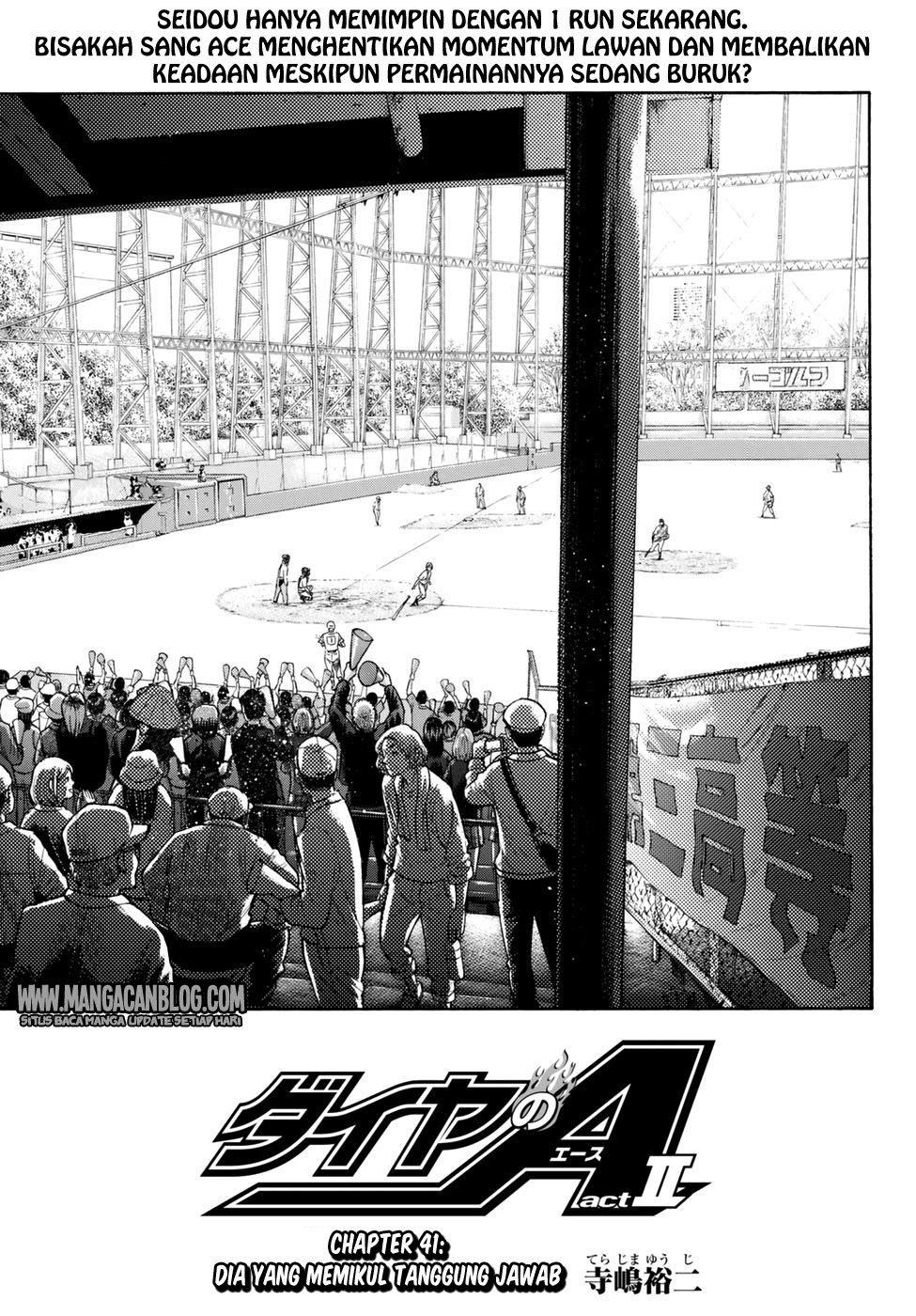 Diamond no Ace Act 2 Bab 41 halaman 1