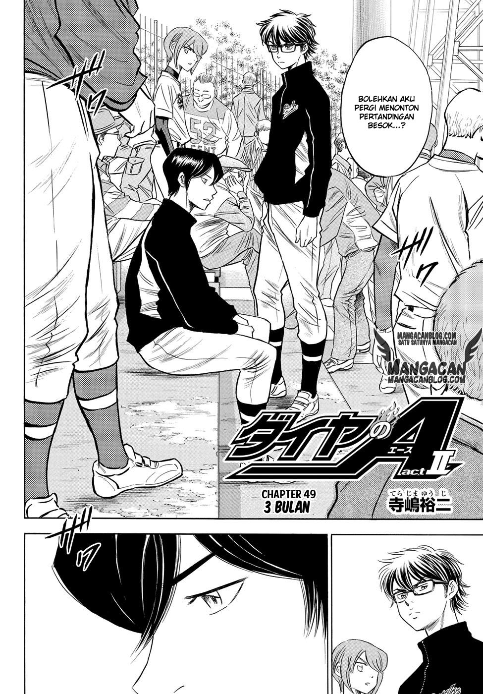 Diamond no Ace Act 2 chapter 49 halaman 2