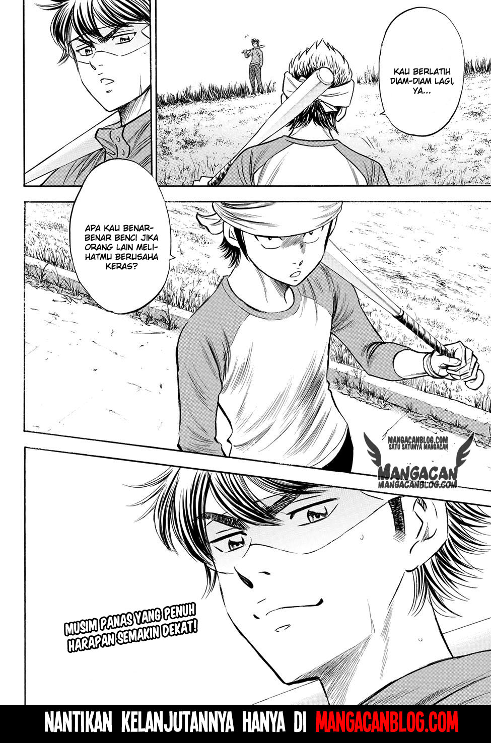 Diamond no Ace Act 2 chapter 49 halaman 18