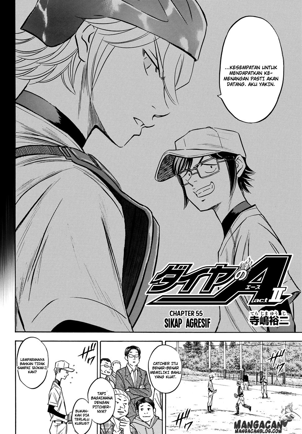 Diamond no Ace Act 2 Bab 55 halaman 4