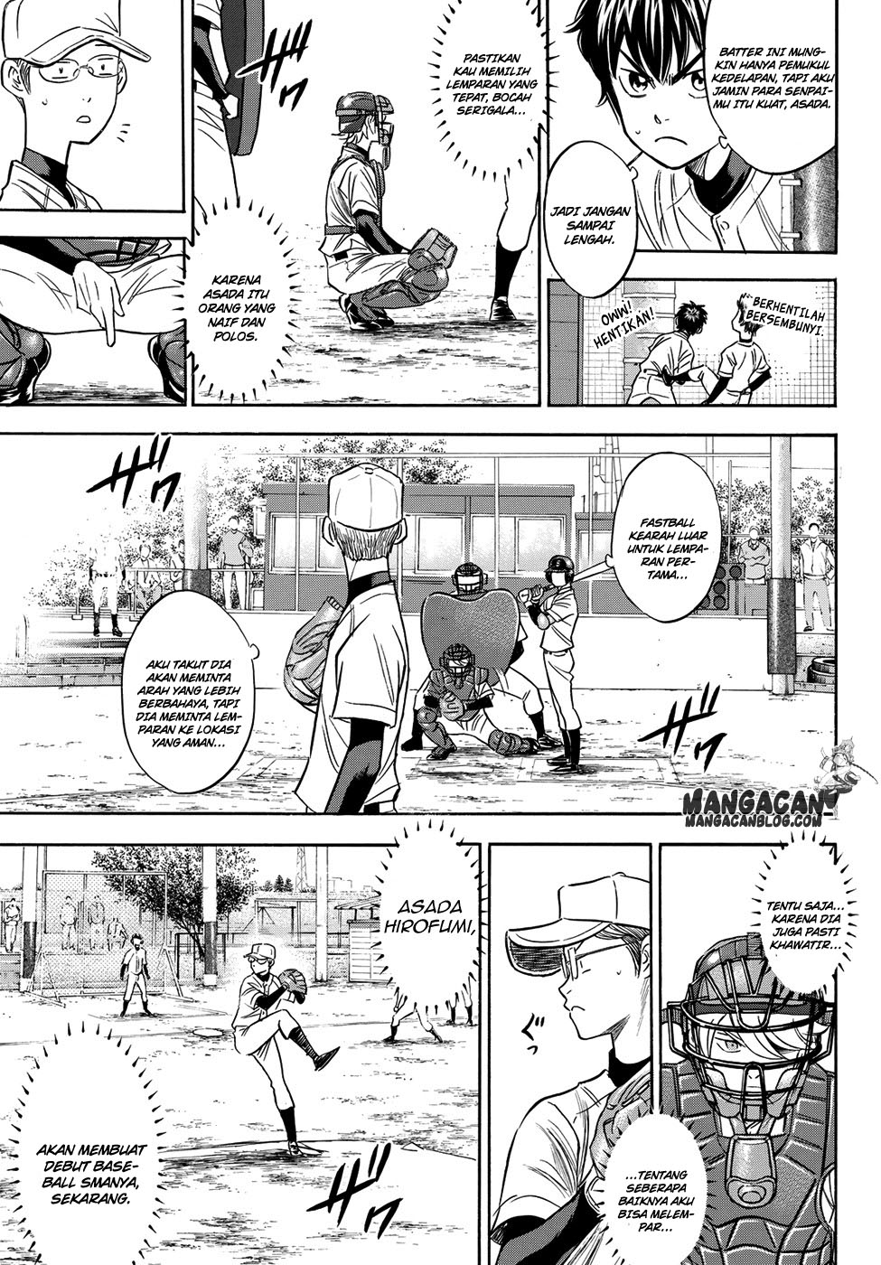 Diamond no Ace Act 2 Bab 55 halaman 7