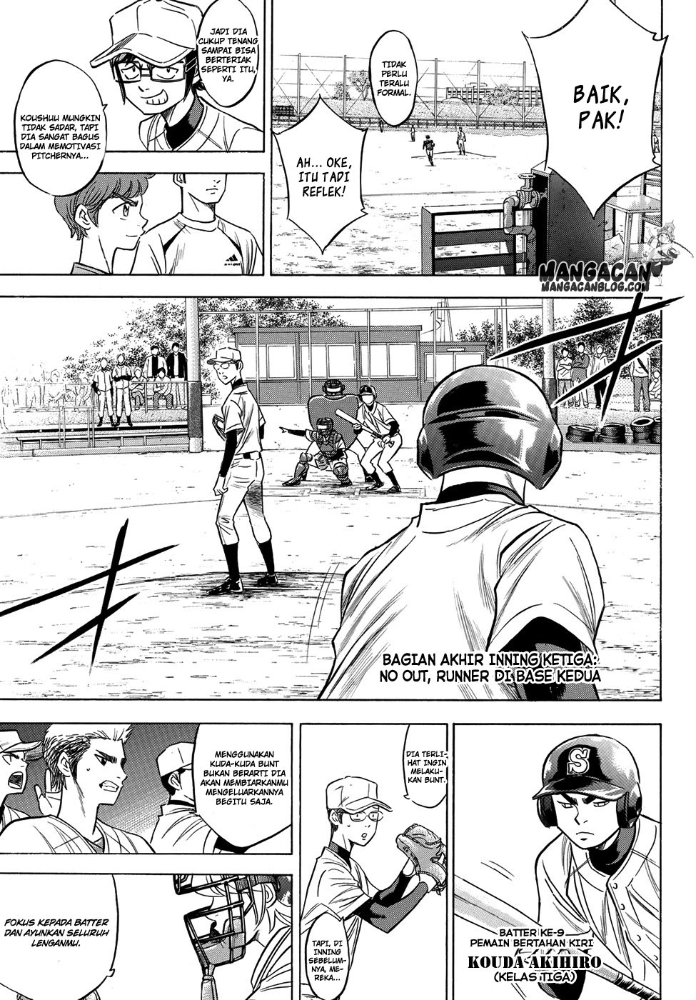 Diamond no Ace Act 2 Bab 55 halaman 11