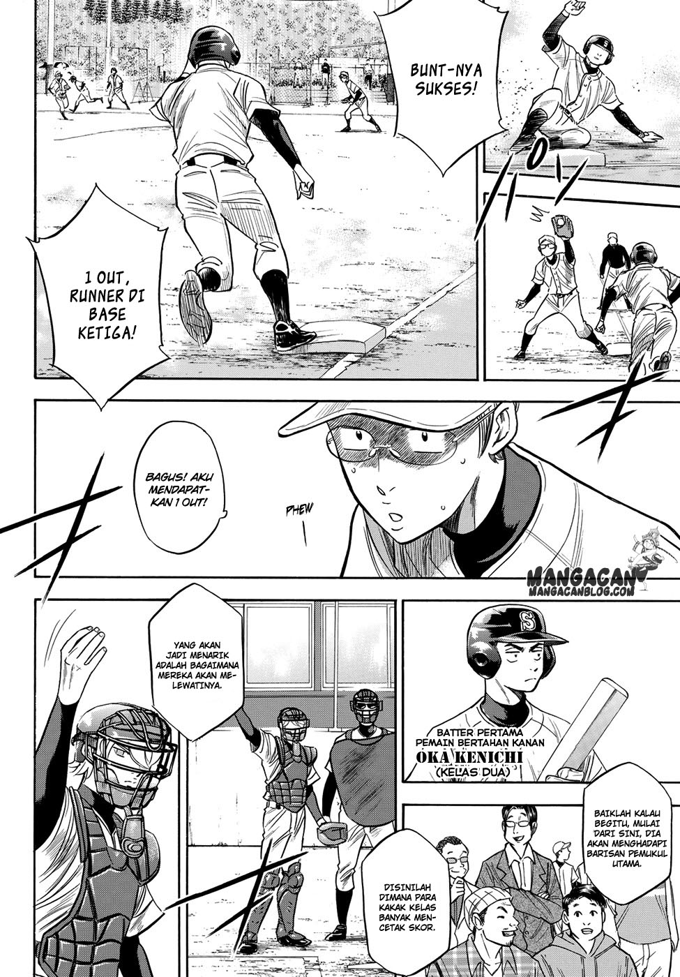 Diamond no Ace Act 2 Bab 55 halaman 14