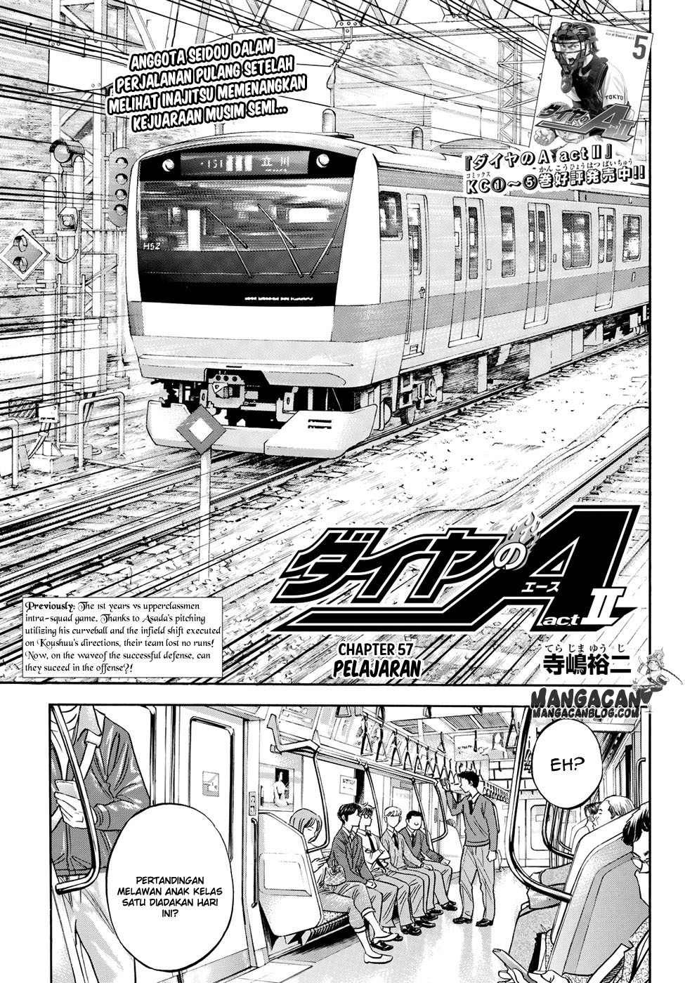 Diamond no Ace Act 2 Bab 57 halaman 1