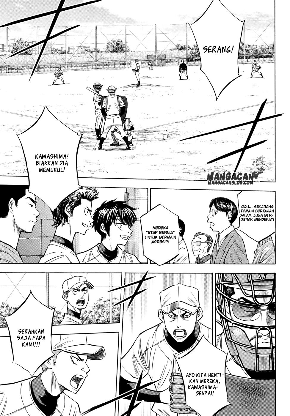 Diamond no Ace Act 2 Bab 57 halaman 11