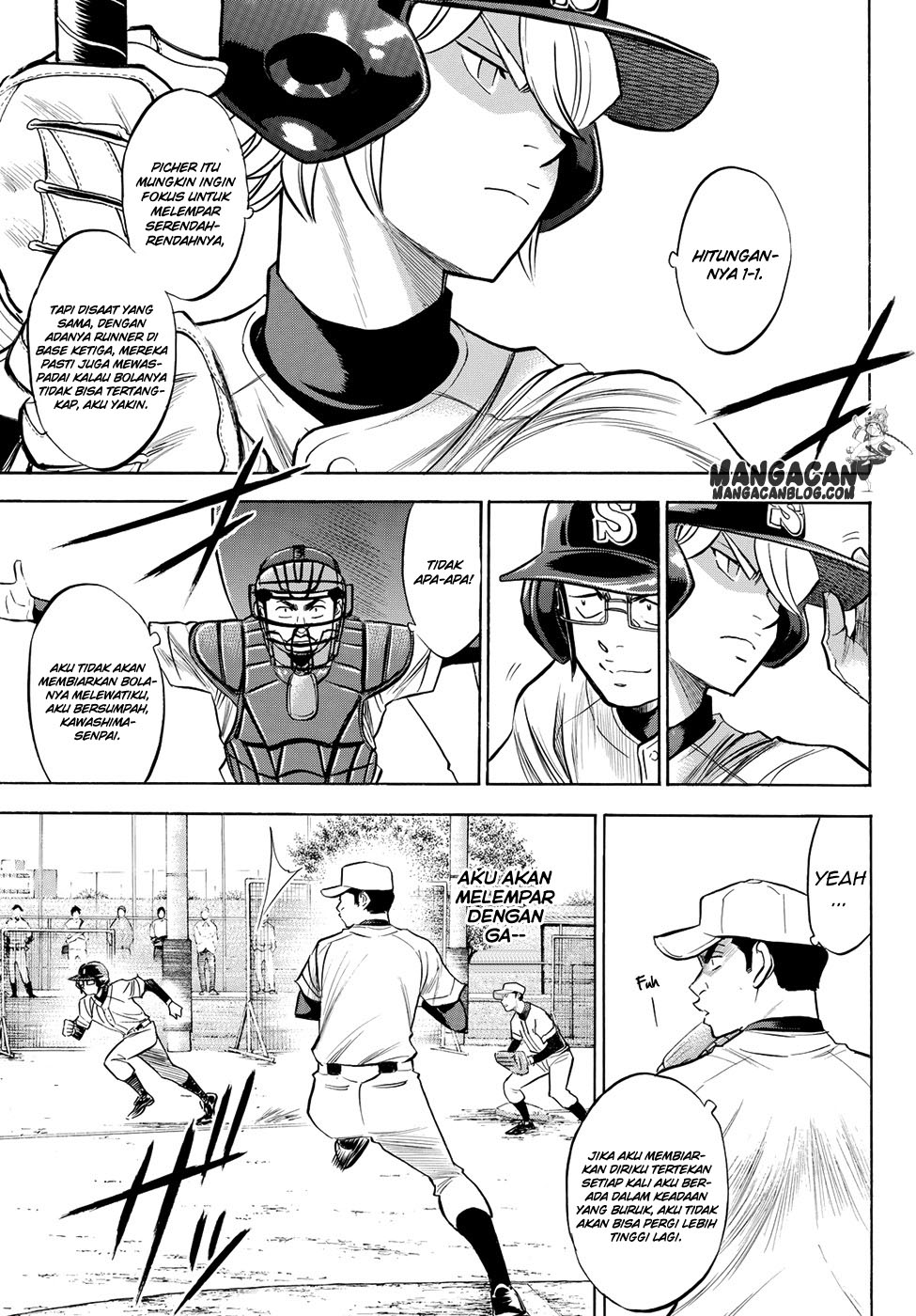 Diamond no Ace Act 2 Bab 57 halaman 13