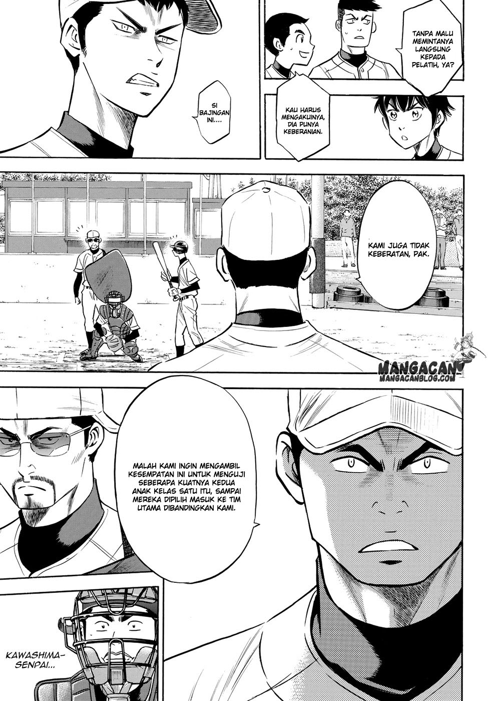 Diamond no Ace Act 2 chapter 58 halaman 8