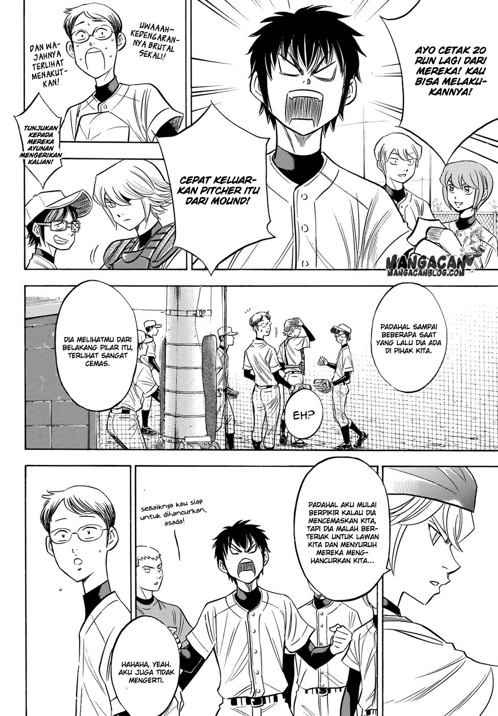 Diamond no Ace Act 2 chapter 58 halaman 13