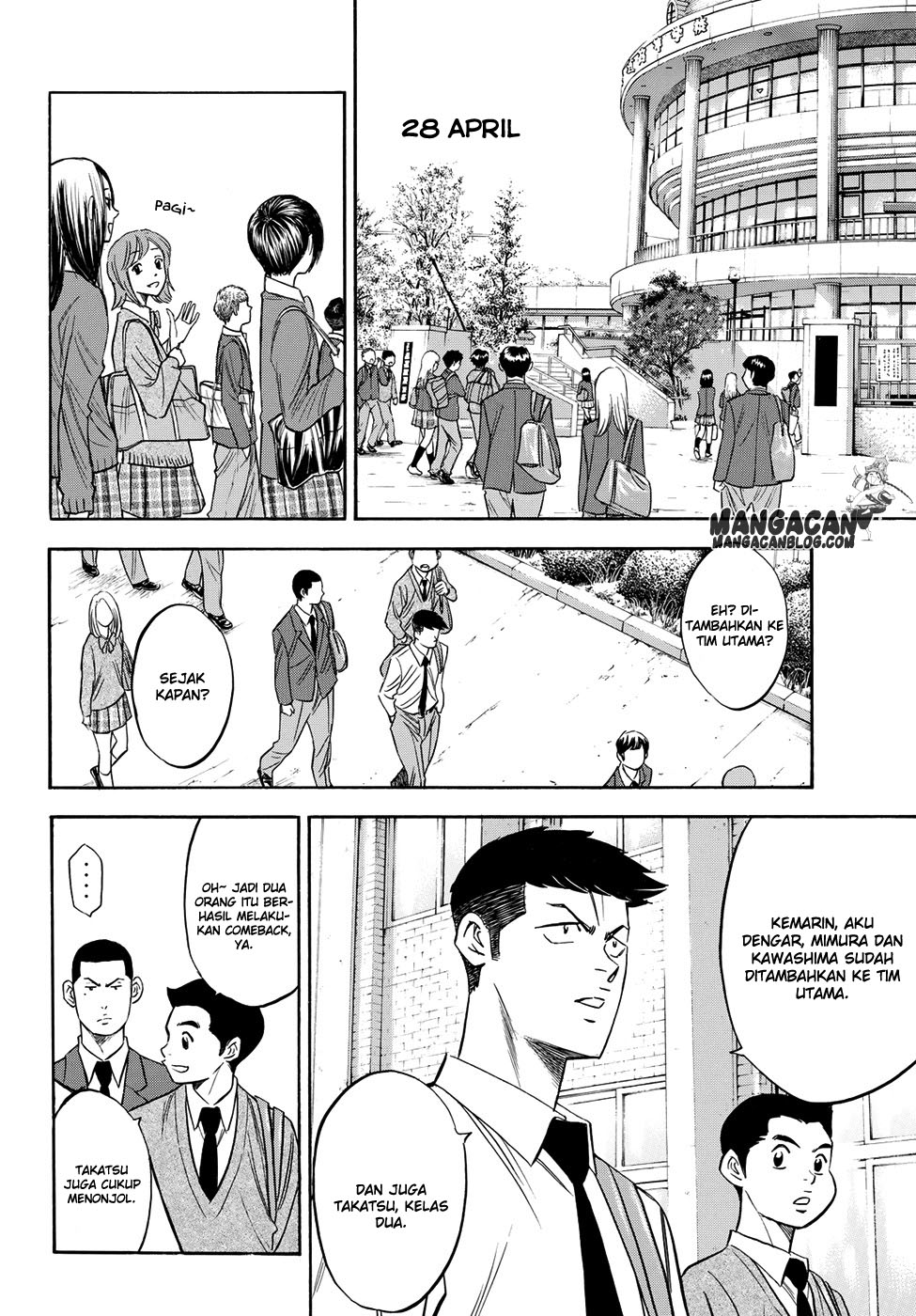 Diamond no Ace Act 2 Bab 59 halaman 2