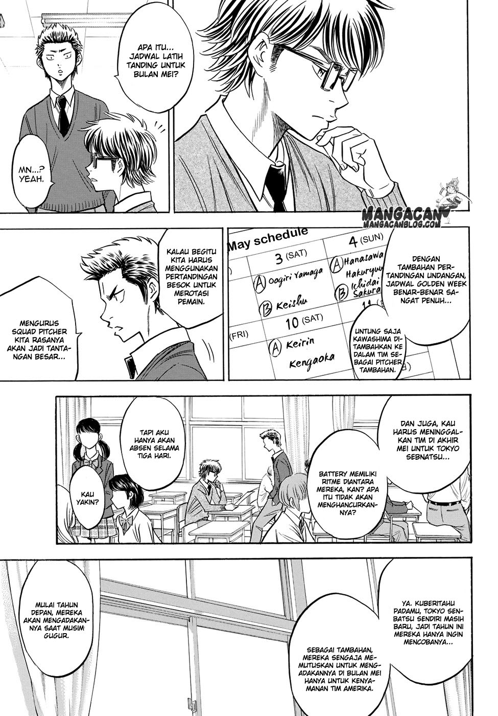 Diamond no Ace Act 2 Bab 59 halaman 9