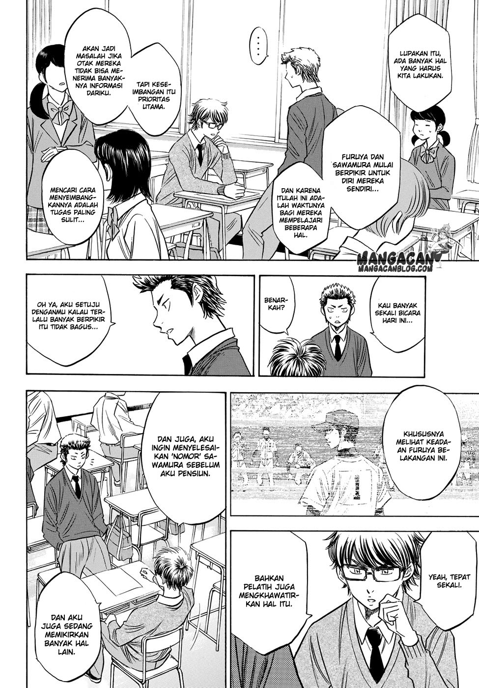 Diamond no Ace Act 2 Bab 59 halaman 10