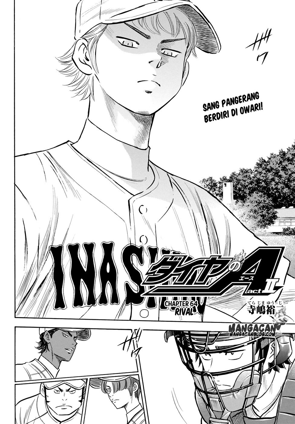 Diamond no Ace Act 2 Bab 64 halaman 2