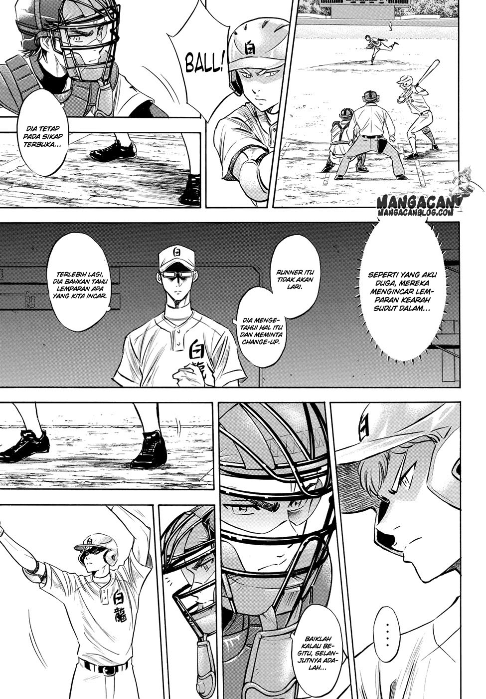 Diamond no Ace Act 2 chapter 72 halaman 9