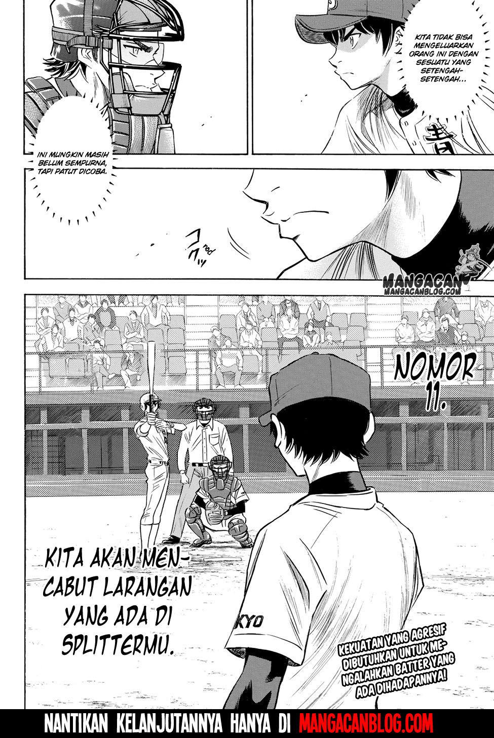 Diamond no Ace Act 2 chapter 72 halaman 19