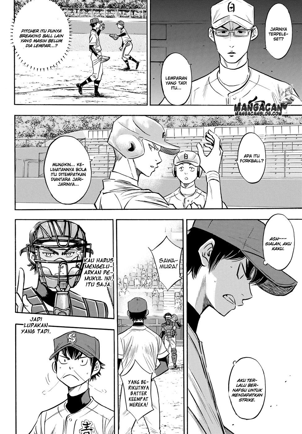 Diamond no Ace Act 2 chapter 73 halaman 5
