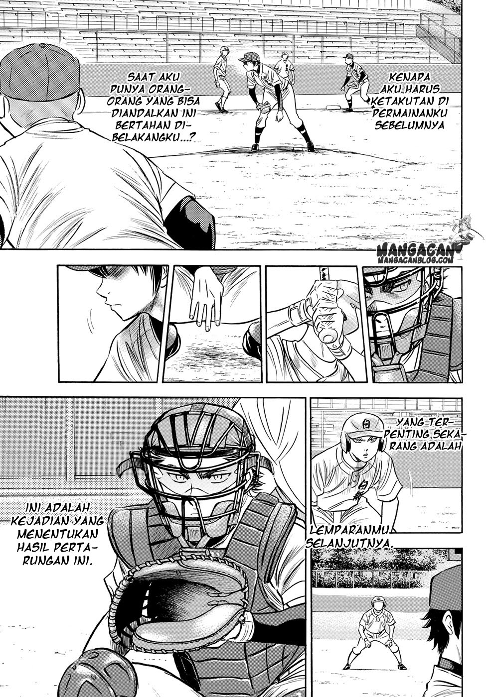 Diamond no Ace Act 2 chapter 73 halaman 14