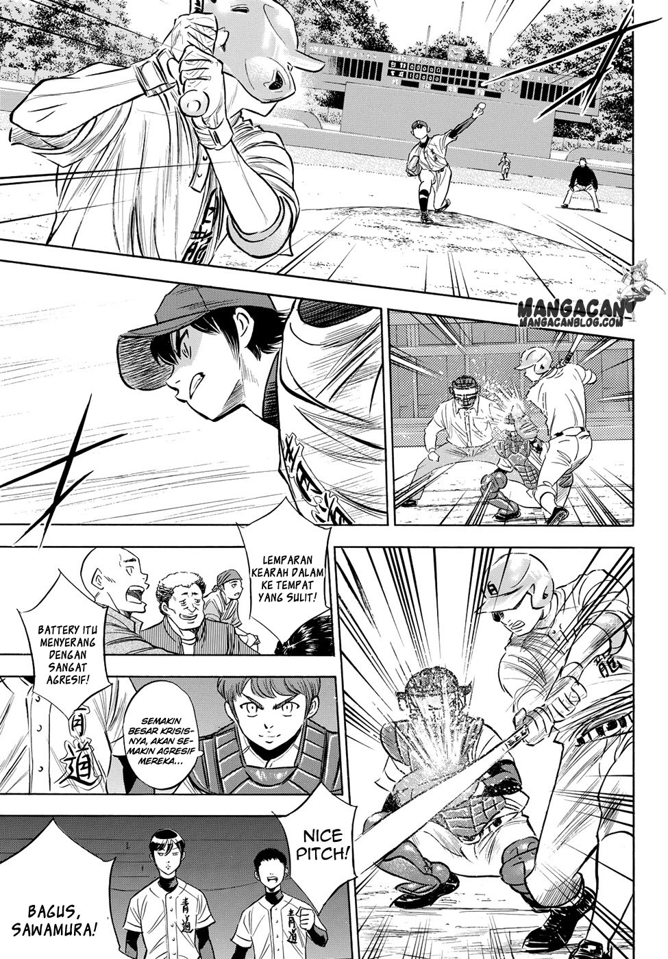 Diamond no Ace Act 2 chapter 73 halaman 18