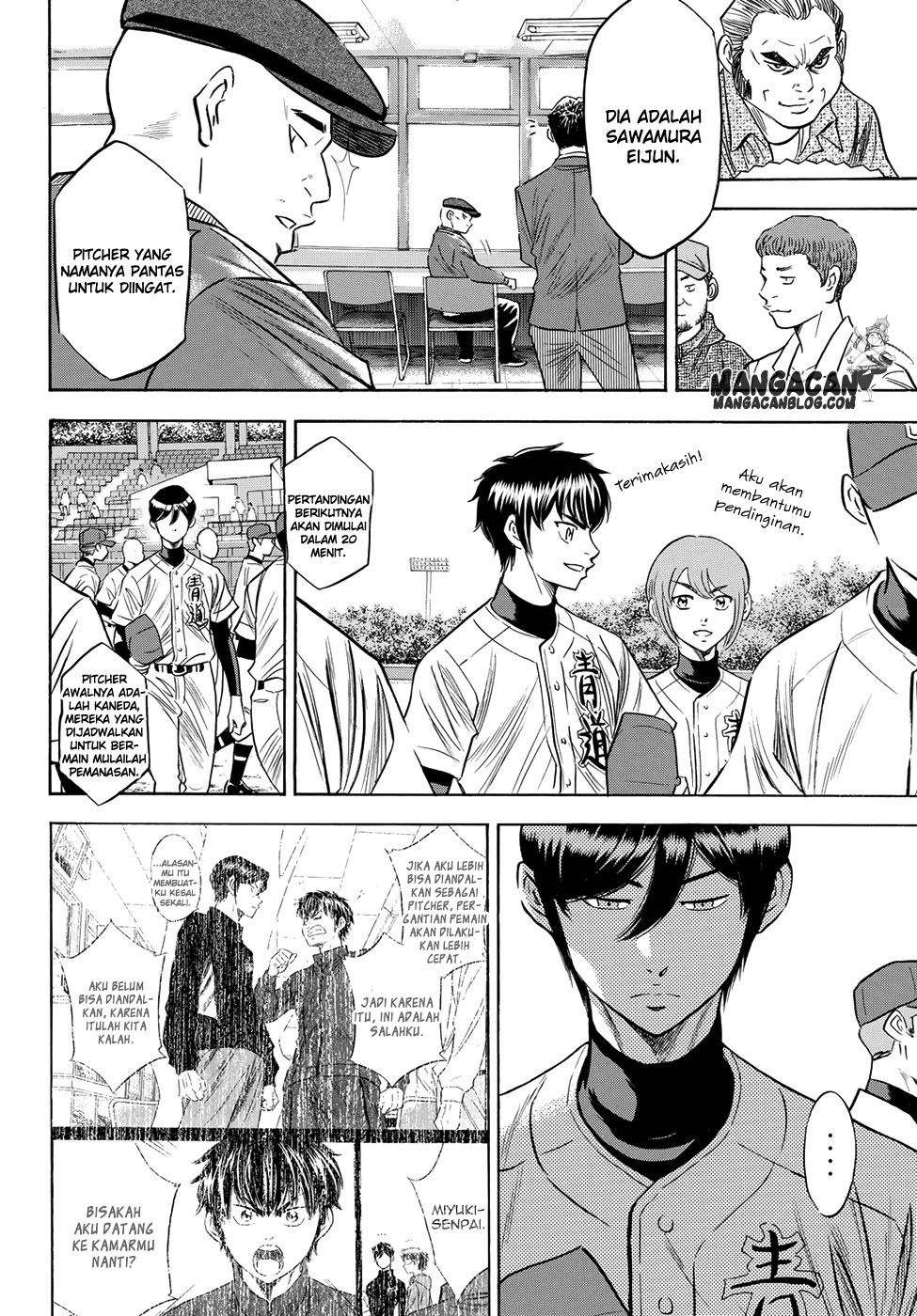 Diamond no Ace Act 2 chapter 75 halaman 8