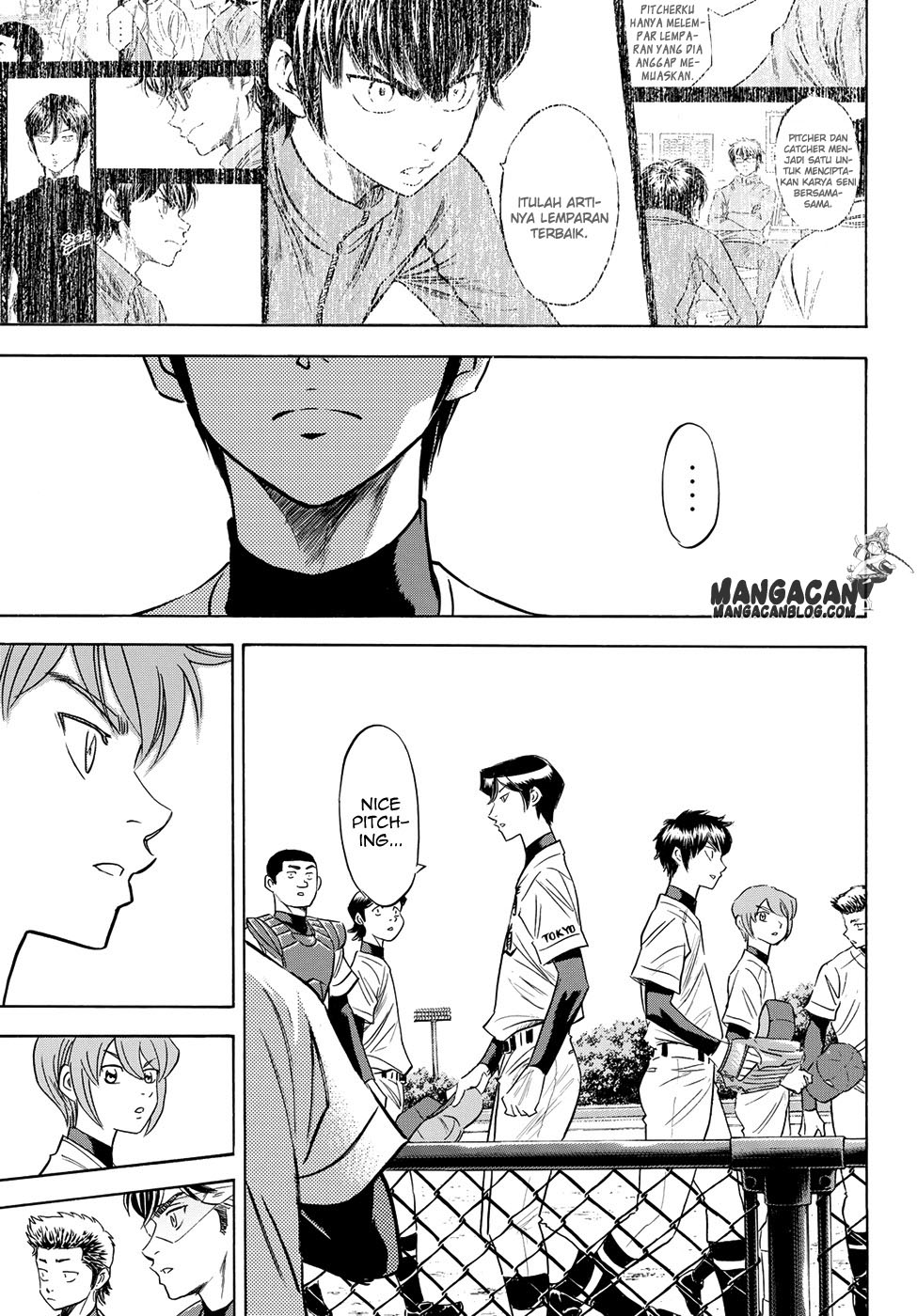 Diamond no Ace Act 2 chapter 75 halaman 9