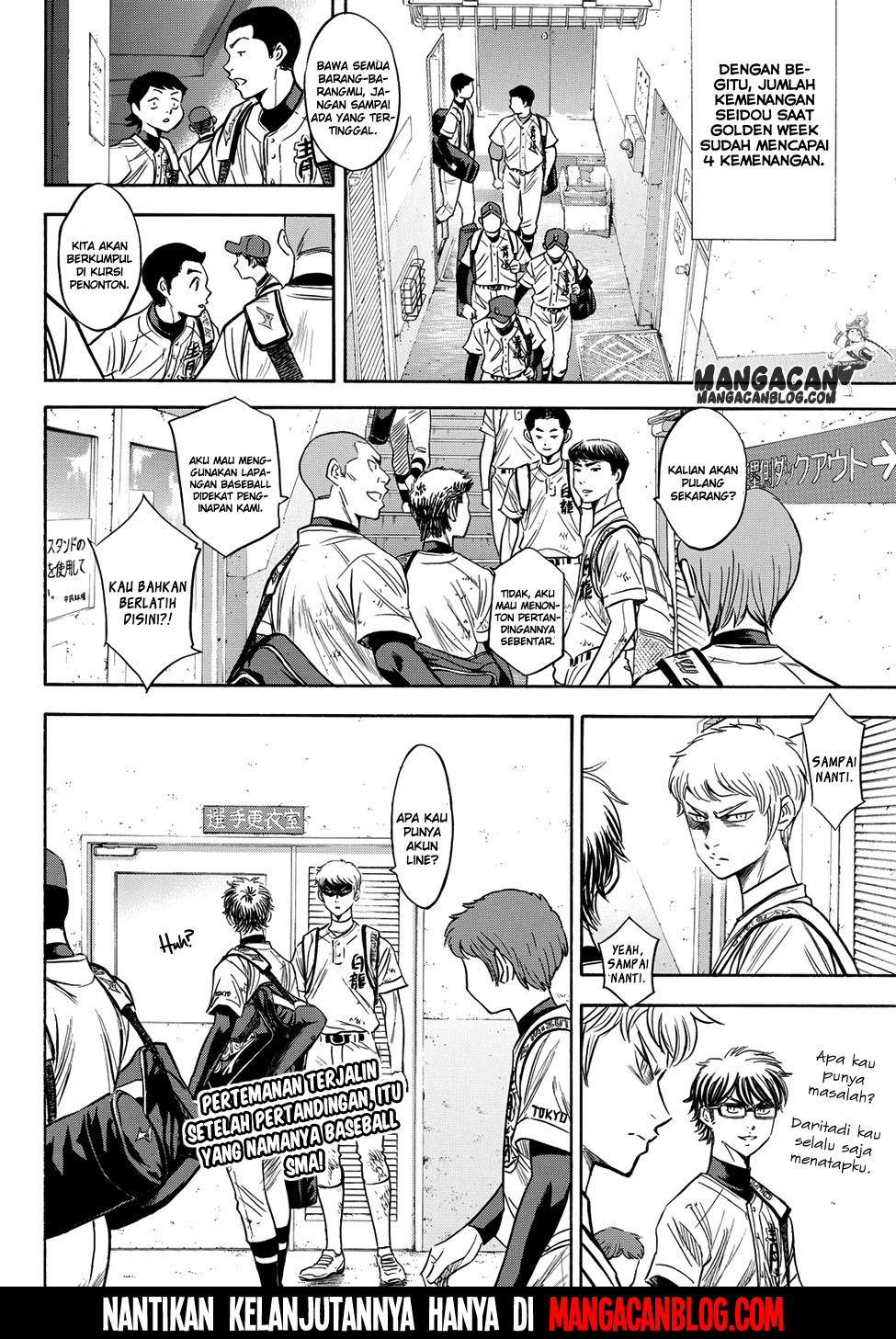 Diamond no Ace Act 2 chapter 75 halaman 20